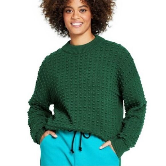 Lego Collection x Target Women’s Textured Green Sweater - Picture 3 of 5